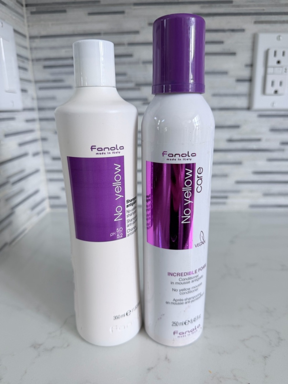 Fanola No Yellow Shampoo & Mousse